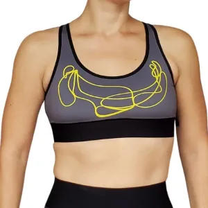 Ultracor Tangled Luna Bra - Grey/Neon