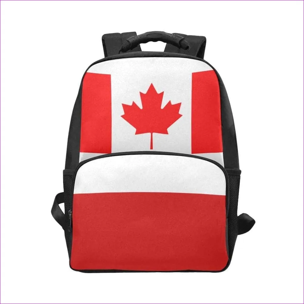 US, ZA, CA Flag Laptop Backpack