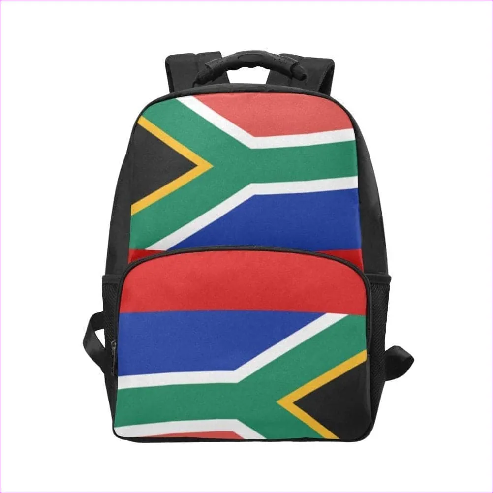 US, ZA, CA Flag Laptop Backpack