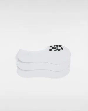 VANS Mens Classic Canoodle No Show Socks (3 Pairs) - White