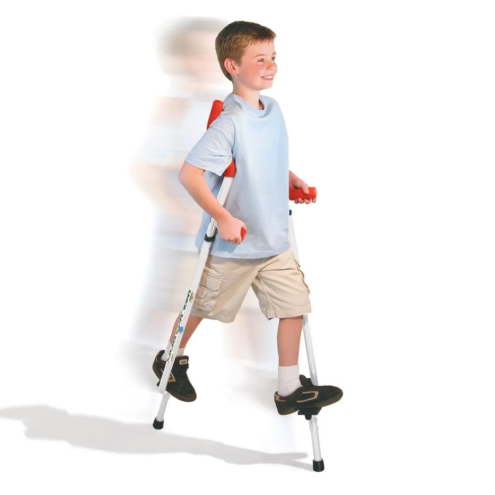 Walkaroo Original Balance Stilts with Ergonomic Design by Air Kicks (Steel)