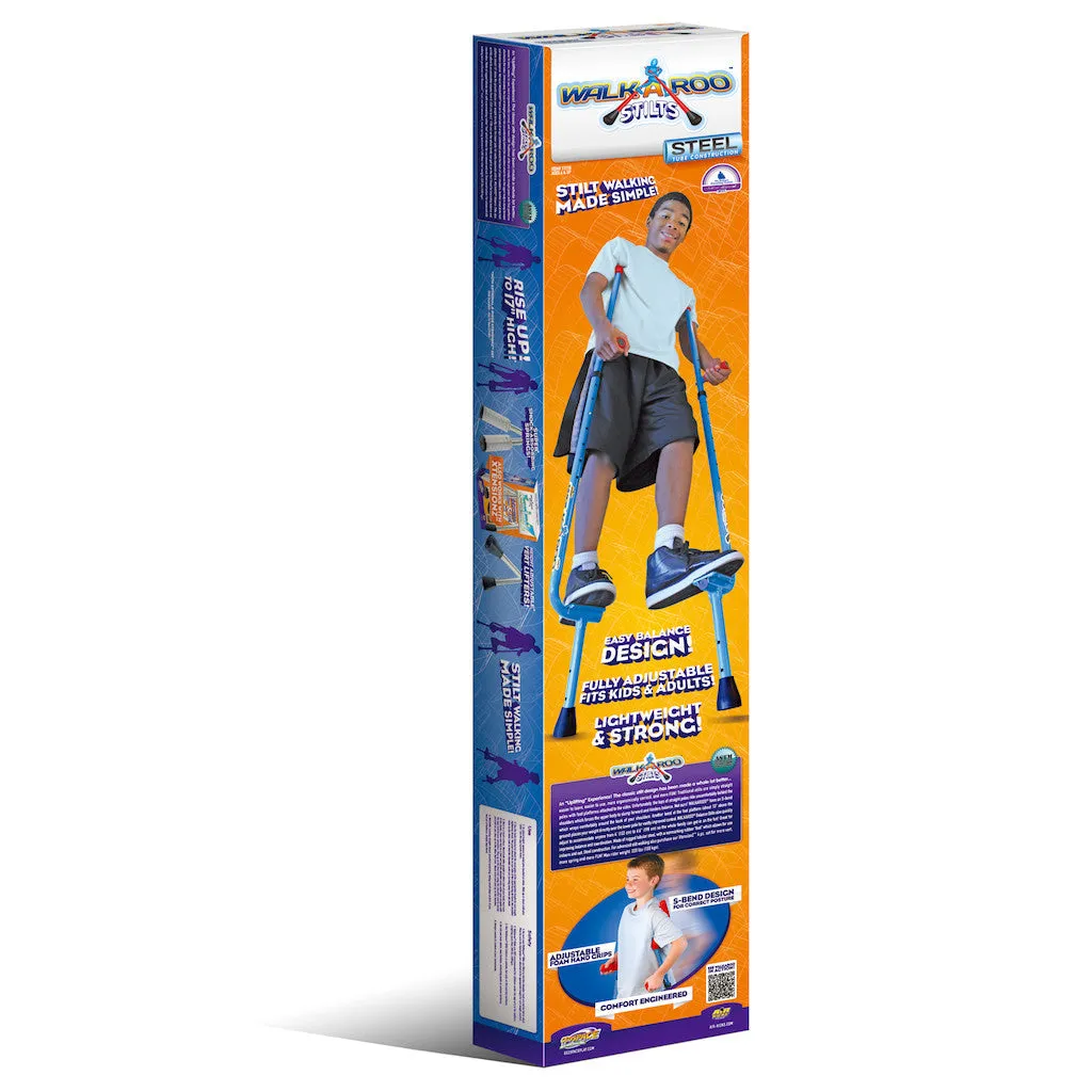 Walkaroo Original Balance Stilts with Ergonomic Design by Air Kicks (Steel)