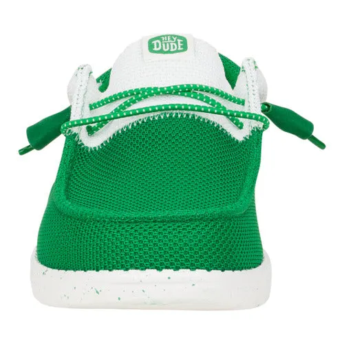 Wally Tri Varsity Mesh - Green/White