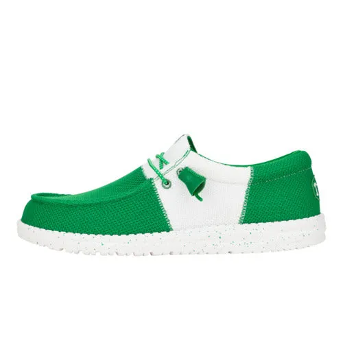 Wally Tri Varsity Mesh - Green/White