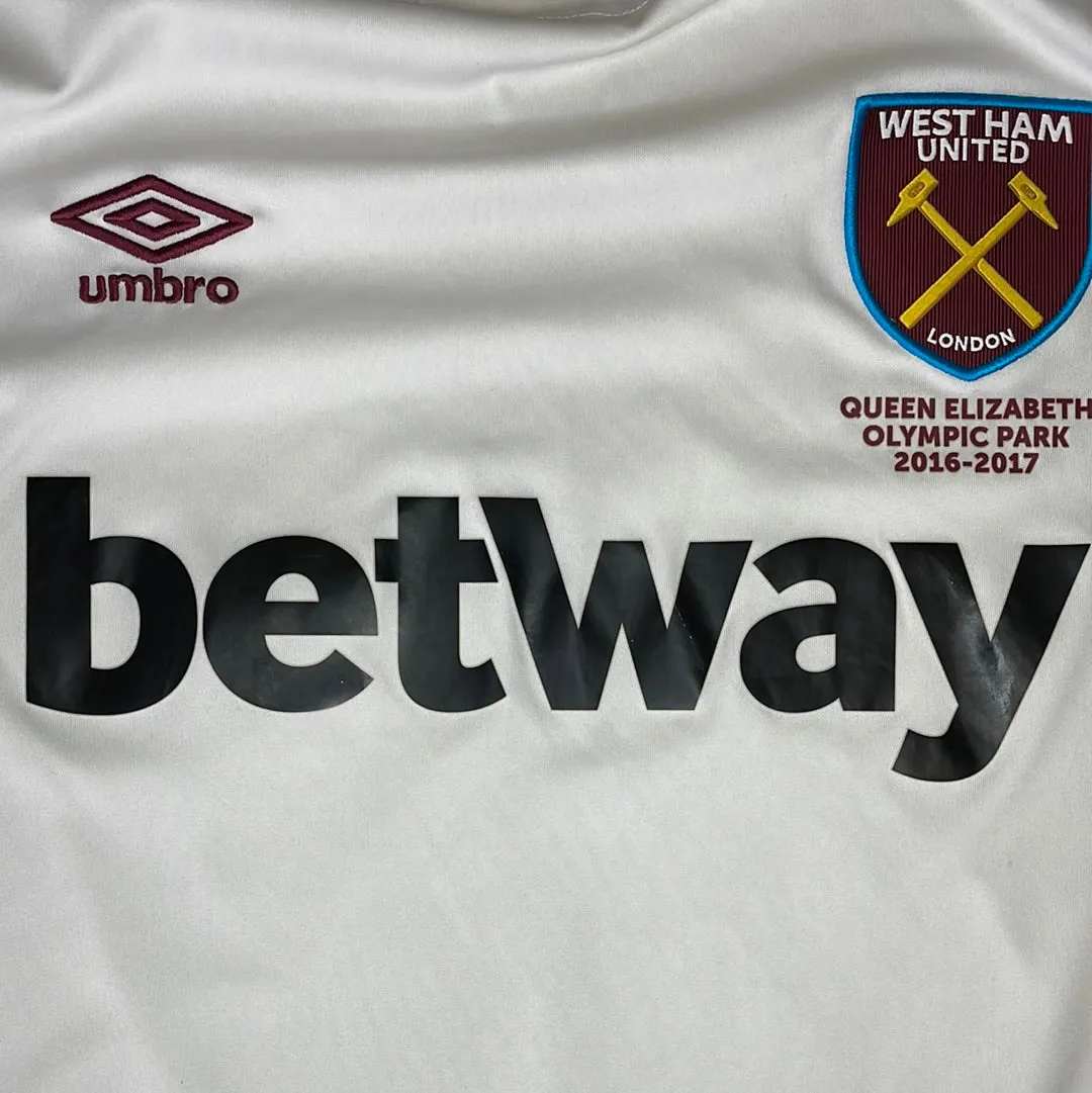 West Ham 2016/2017 Away Shirt - PAYET 27 - XL - Excellent Condition - Umbro