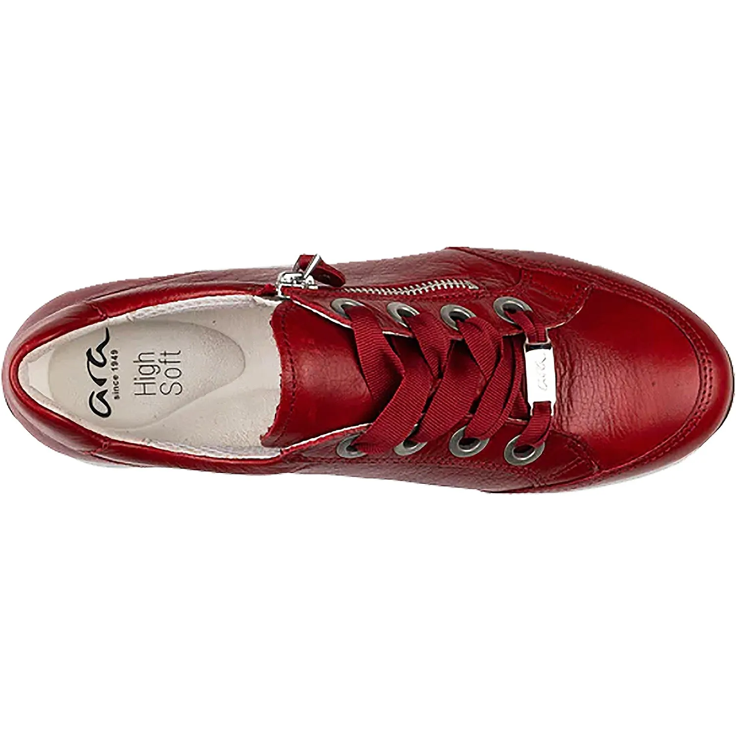 Women's Ara Ollie Red Leather