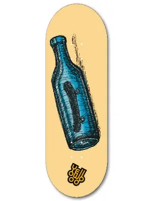 Yellowood Fingerboard Deck - Sk8 Bottle